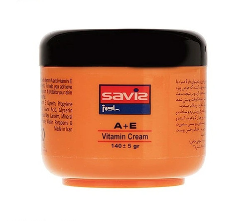 کرم مرطوب کننده ساویز مدل A+E حجم 140 گرم